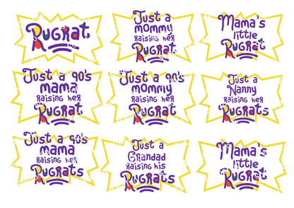 Rugrats Waterslide Decals - Multiple Sheets Available