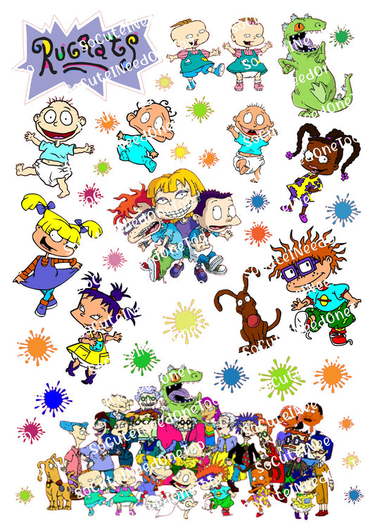 RUGRATS #5 Waterslide Decals - SoCuteINeedOneToo