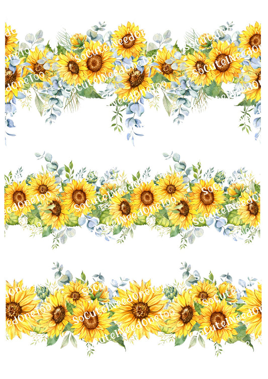 Calcomanías para toboganes acuáticos Sunflower Boarders 