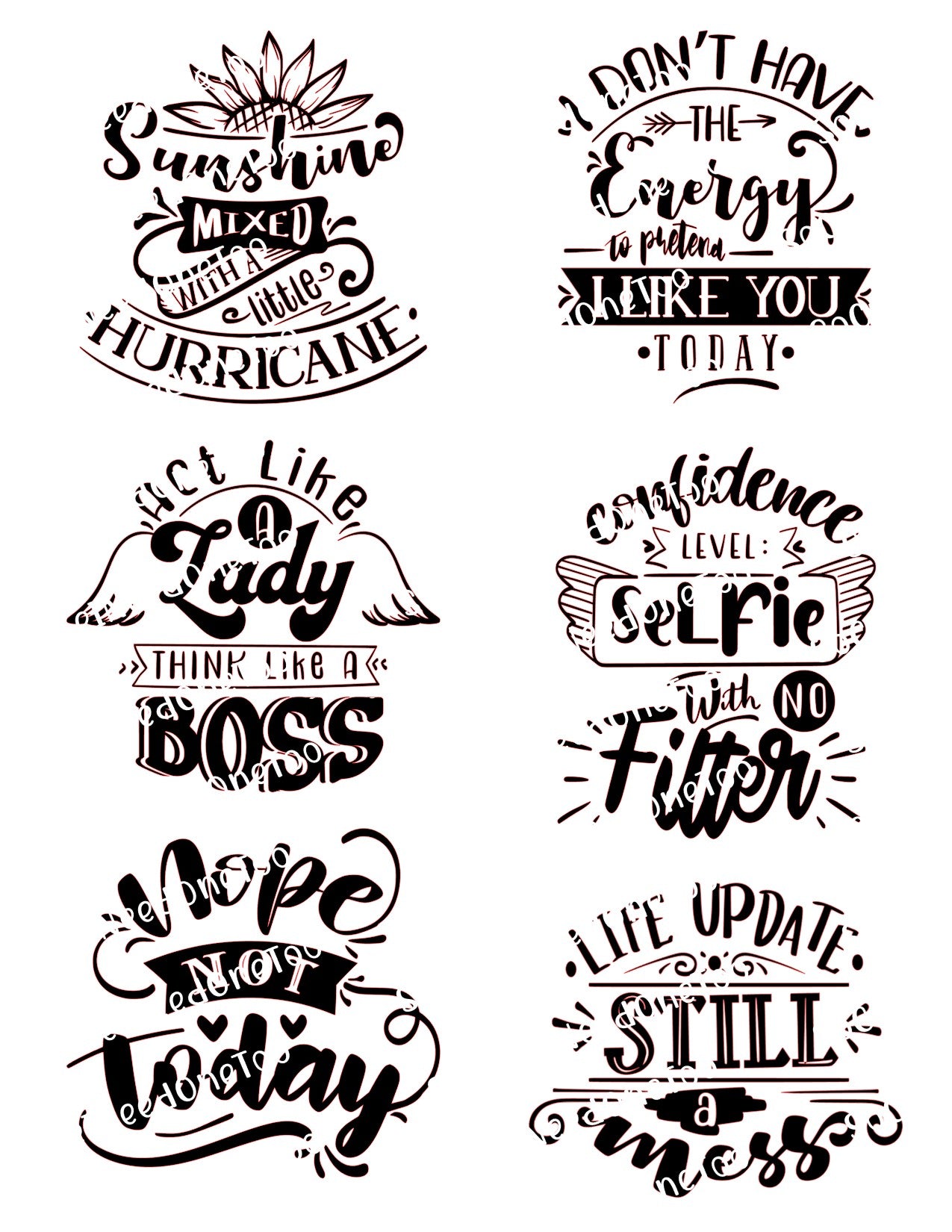 Sunshine Hurricane Waterslide Decals - Beach Drinking Sayings for Tumblers