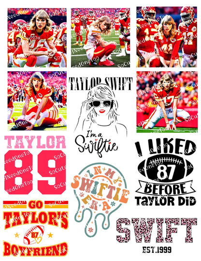 Calcomanías de agua de Taylor Swift