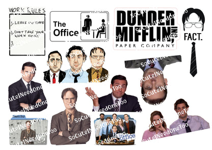 Calcomanías de agua n.° 1 de The Office 