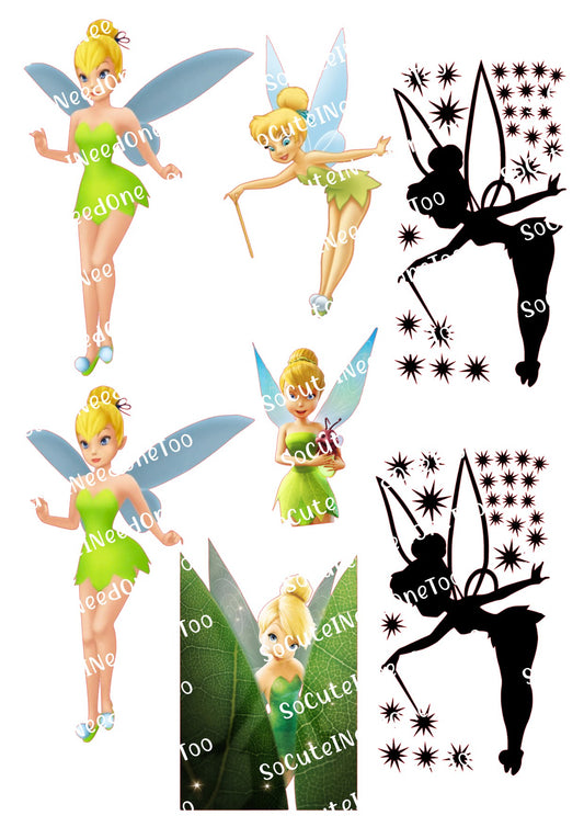 Tinkerbell #2 Waterslide Decals