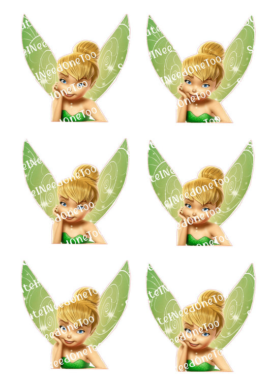 Tinkerbell #3 Waterslide Decals – Disney Fairy Designs for Tumblers & Crafts