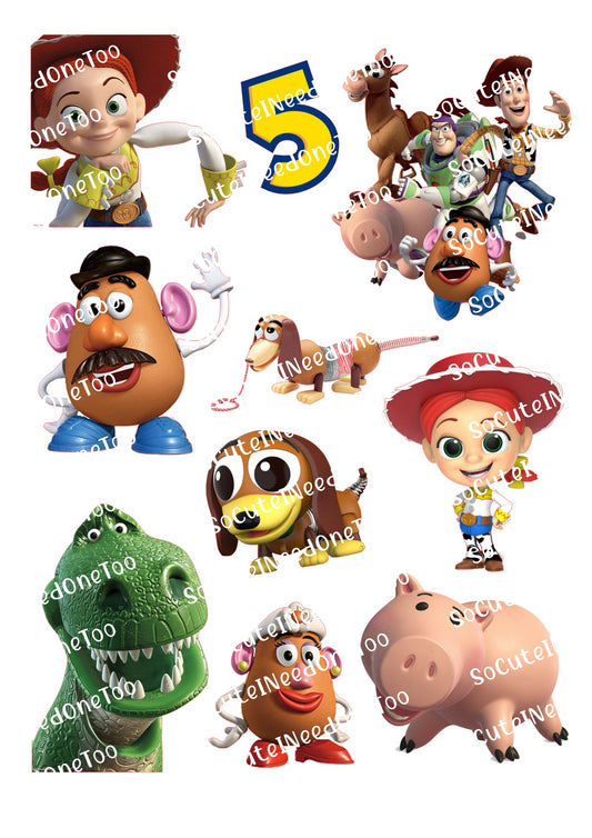 Toy Story 5 Waterslide Decals