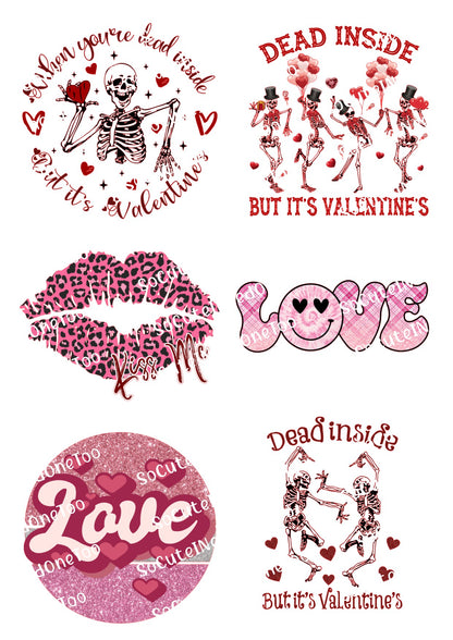 Valentine's Love #5 Waterslide Decals - SoCuteINeedOneToo