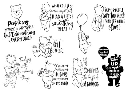 Winnie The Pooh Silhouette Decals - SoCuteINeedOneToo