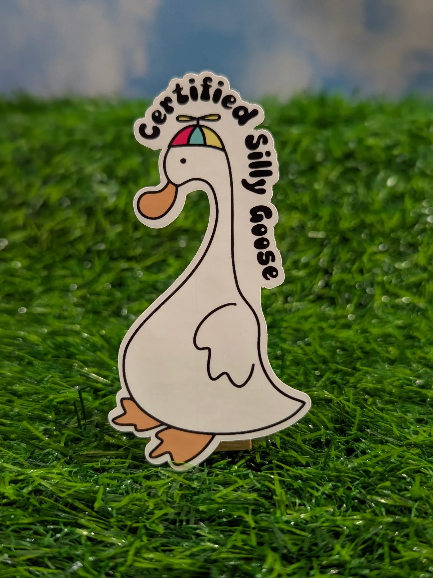 Certified Silly Goose funny vinyl sticker - SoCuteINeedOneToo