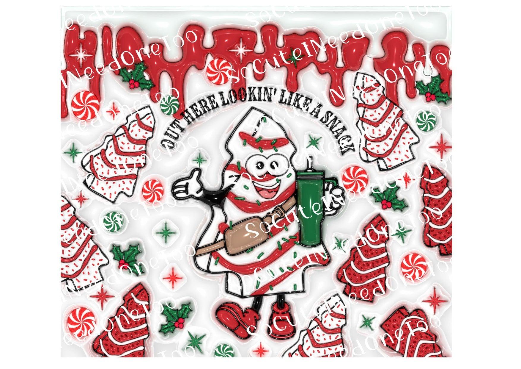 Christmas Favorite Waterslide Wraps - SoCuteINeedOneToo
