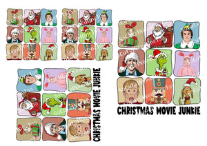 Christmas Movie Junkie Waterslide Decals - SoCuteINeedOneToo