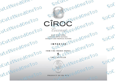 CIROC Vodka Waterslide Wraps - SoCuteINeedOneToo