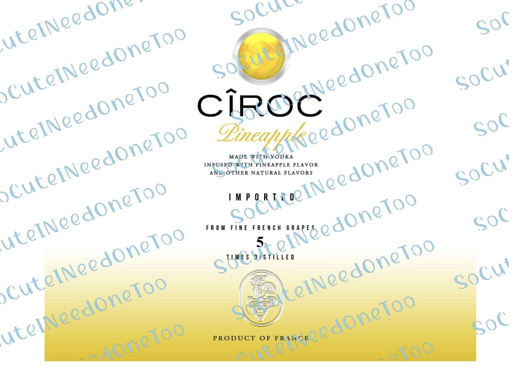 CIROC Vodka Waterslide Wraps - SoCuteINeedOneToo