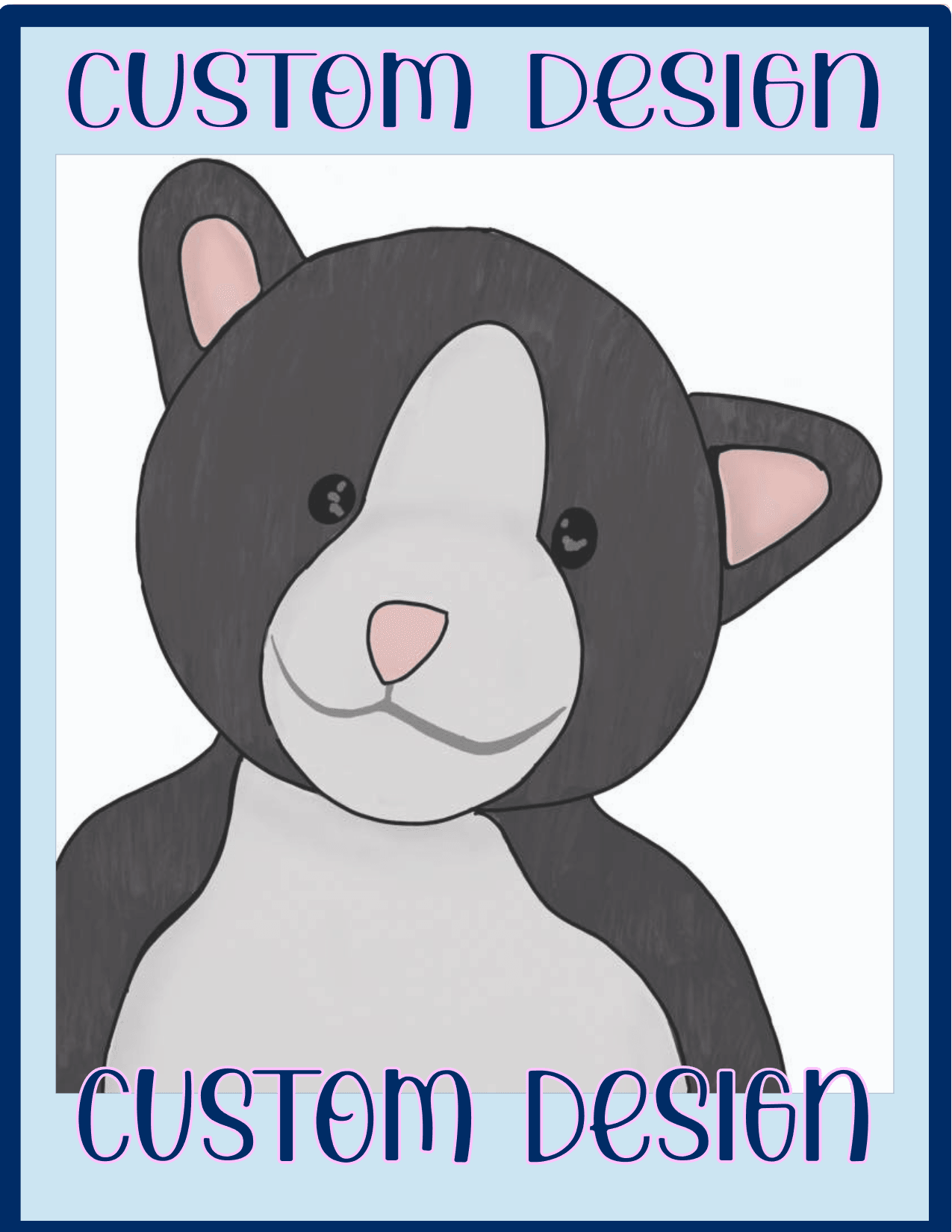 CUSTOM DESIGNER FEE & MOCK-UP - SoCuteINeedOneToo
