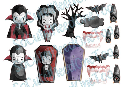 Dracula Waterslide Decals - SoCuteINeedOneToo