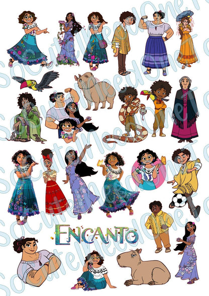 Encanto #1 & #2 Waterslide Decals - SoCuteINeedOneToo