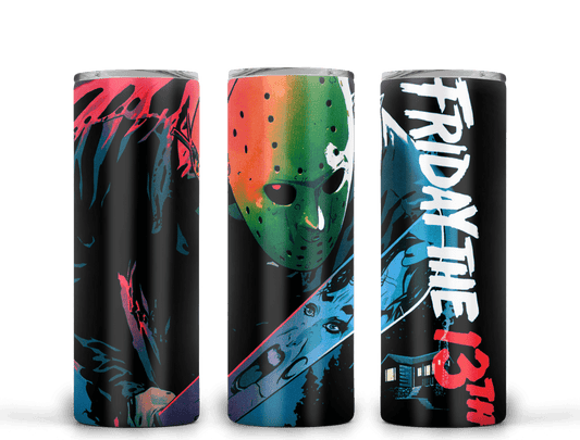 Friday the 13th Waterslide Wraps - Perfect for 20oz Tumblers!" - SoCuteINeedOneToo