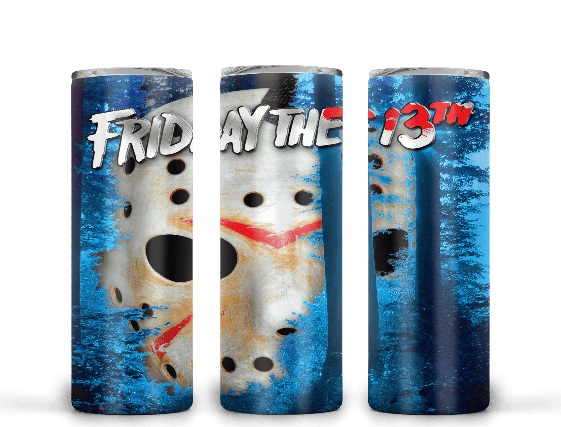 Friday the 13th Waterslide Wraps - Perfect for 20oz Tumblers!" - SoCuteINeedOneToo