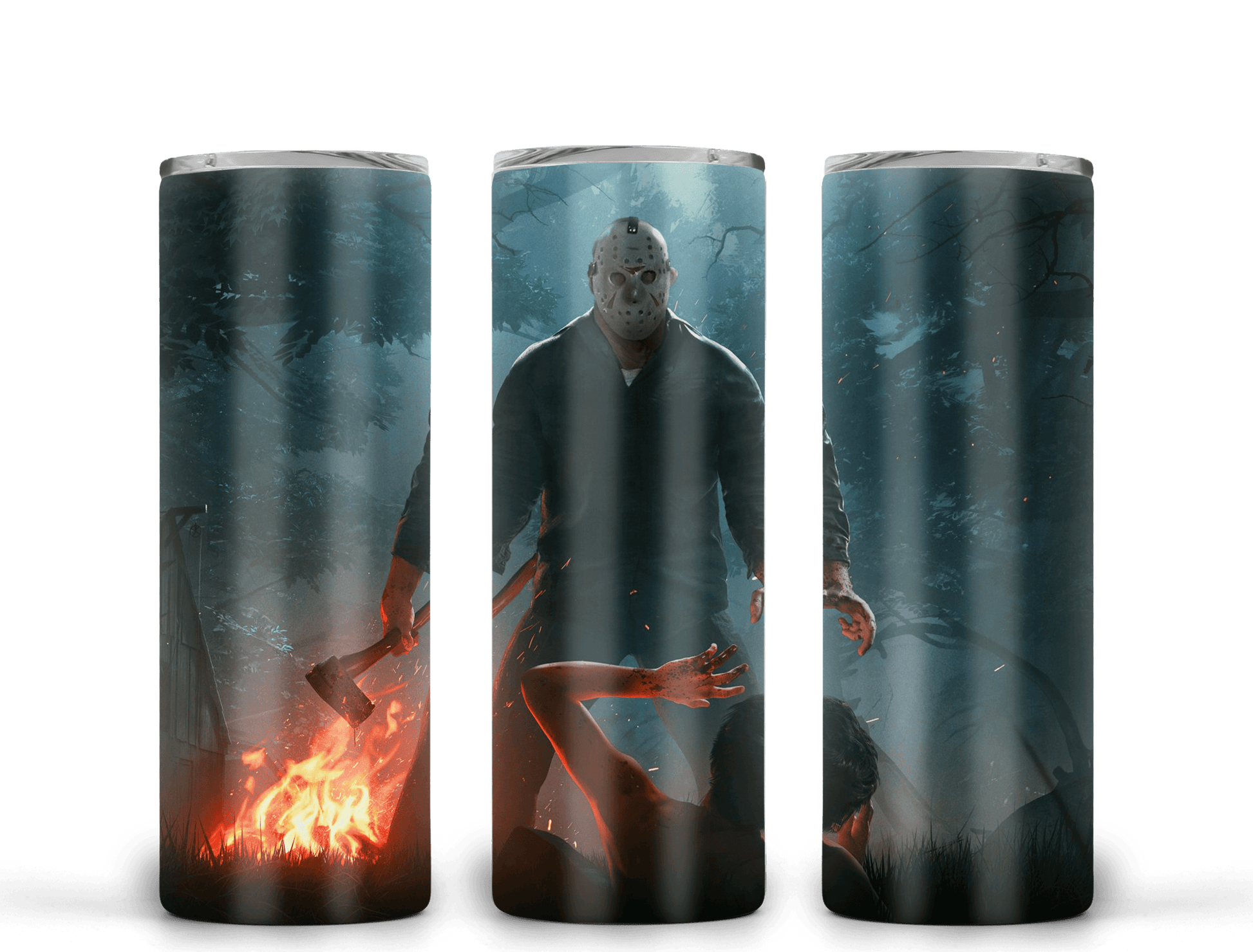 Friday the 13th Waterslide Wraps - Perfect for 20oz Tumblers!" - SoCuteINeedOneToo