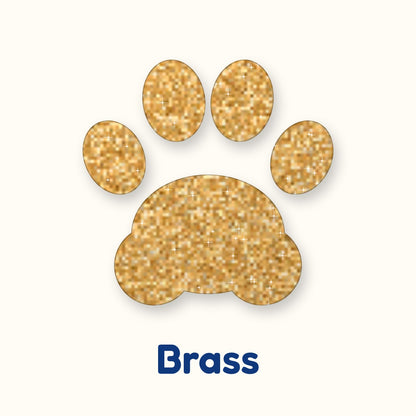 Brass glitter heat transfer vinyl color swatch