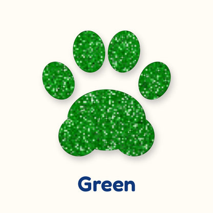 Green glitter heat transfer vinyl color swatch