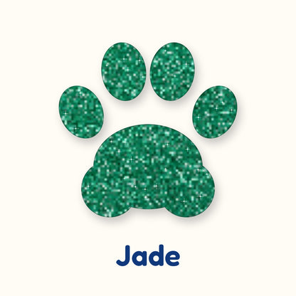 Jade glitter heat transfer vinyl color swatch