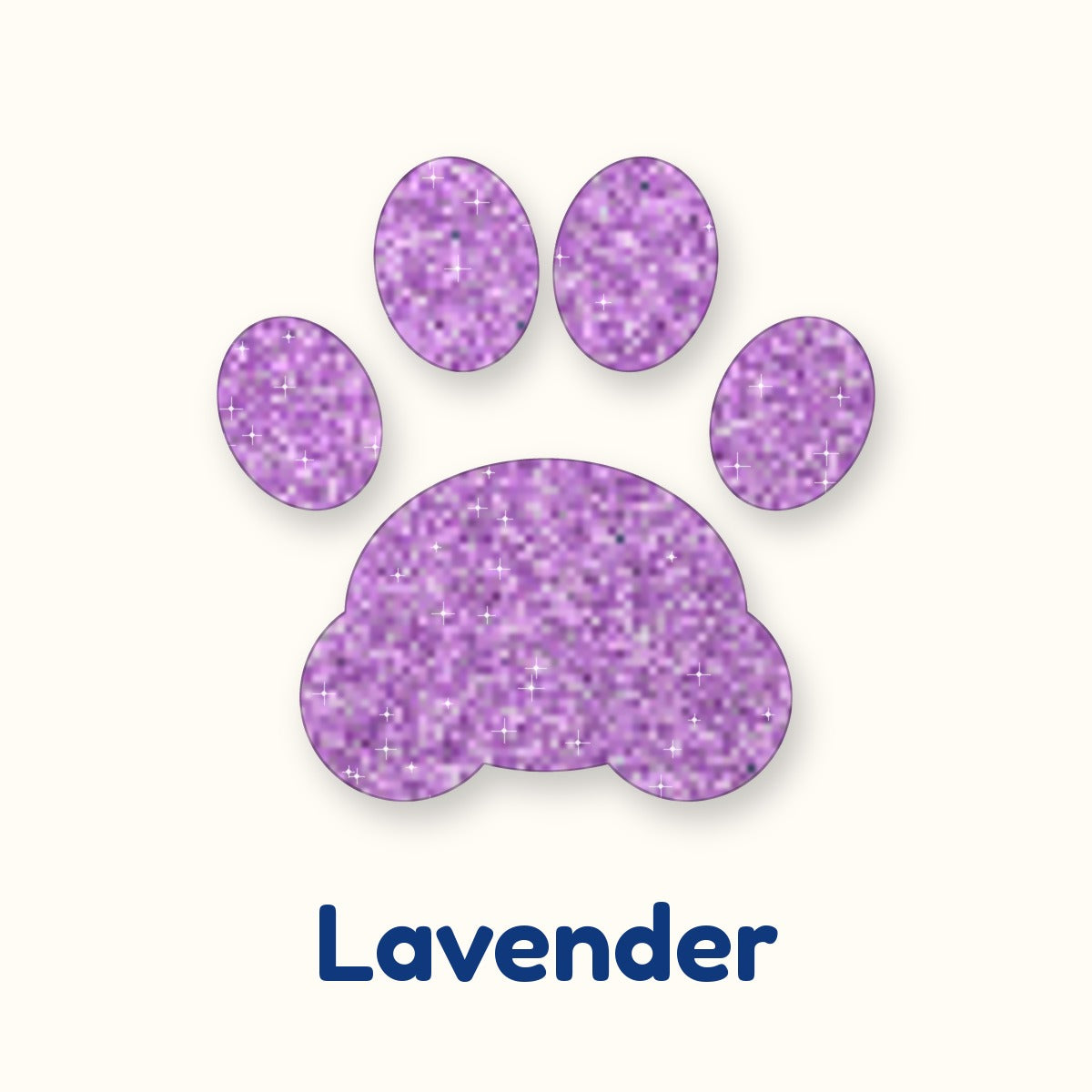 Lavender glitter heat transfer vinyl color swatch