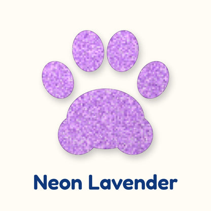 Neon Lavender glitter heat transfer vinyl color swatch