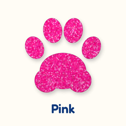 Pink glitter heat transfer vinyl color swatch