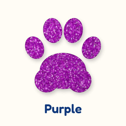 Purple glitter heat transfer vinyl color swatch