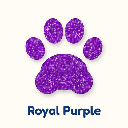 Royal Purple glitter heat transfer vinyl color swatch