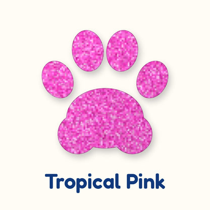 Tropical Pink glitter heat transfer vinyl color swatch