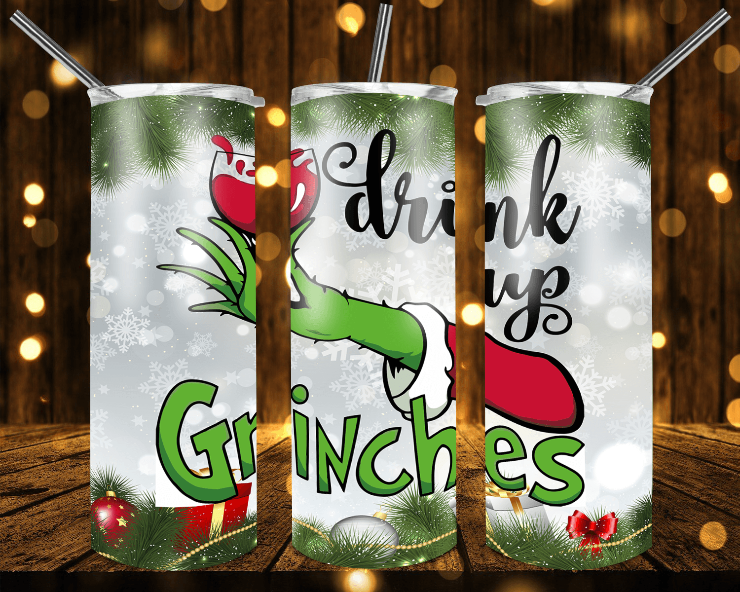 GRINCH 2nd SELECTION #639 Waterslide Wraps - SoCuteINeedOneToo