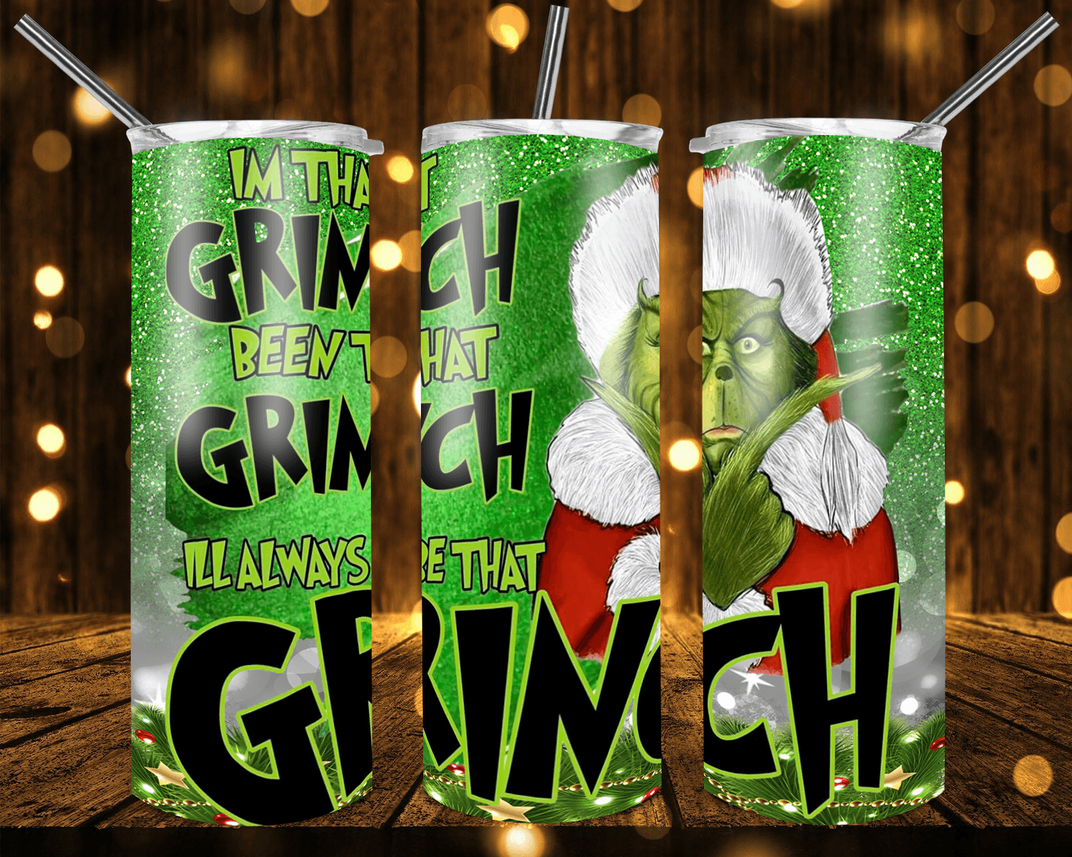 GRINCH 2nd SELECTION #639 Waterslide Wraps - SoCuteINeedOneToo