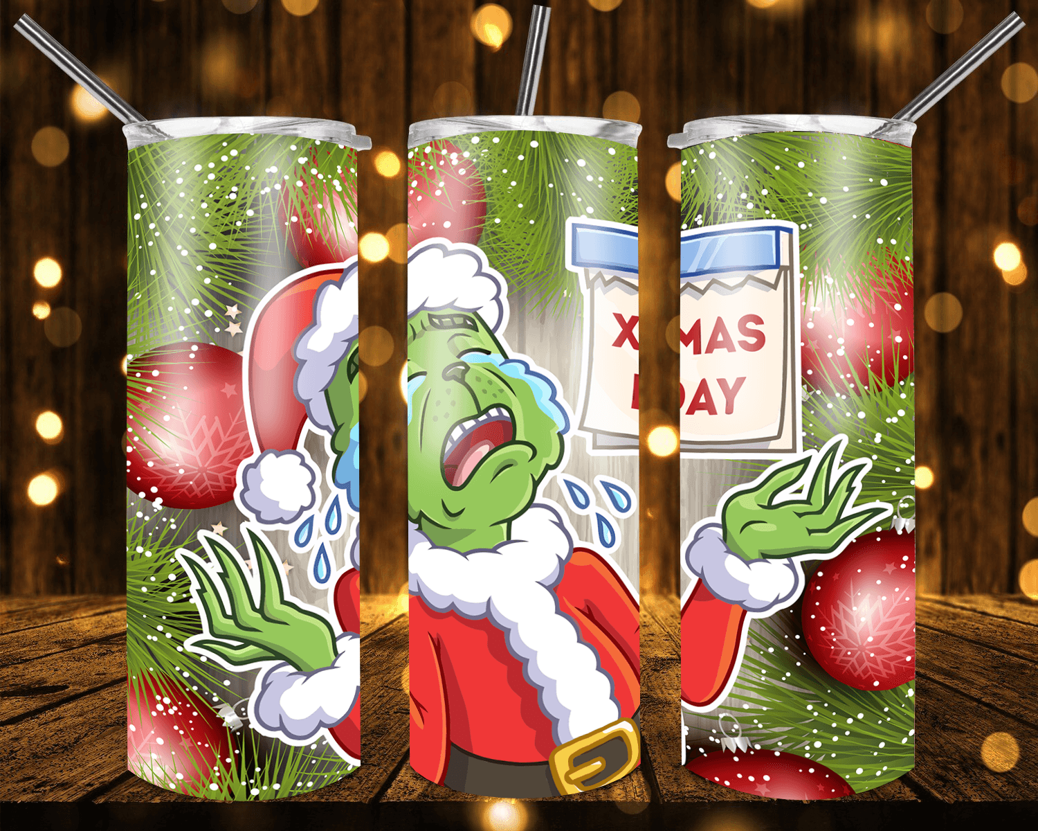 GRINCH 2nd SELECTION #639 Waterslide Wraps - SoCuteINeedOneToo