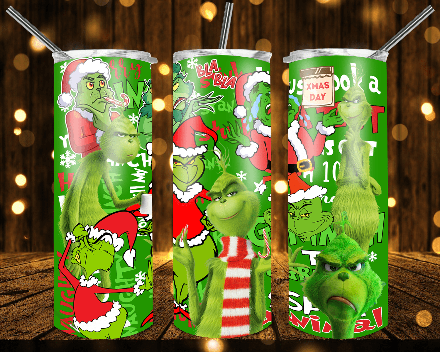 GRINCH 2nd SELECTION #639 Waterslide Wraps - SoCuteINeedOneToo