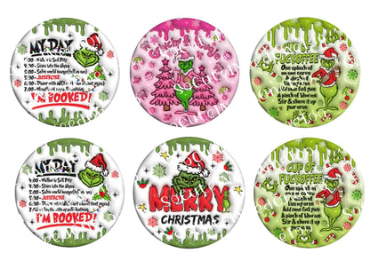 Grinch BB and CC Waterslide Decals - SoCuteINeedOneToo