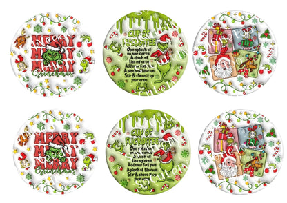 Grinch BB and CC Waterslide Decals - SoCuteINeedOneToo