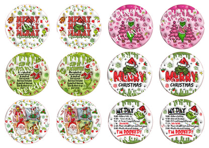 Grinch BB and CC Waterslide Decals - SoCuteINeedOneToo