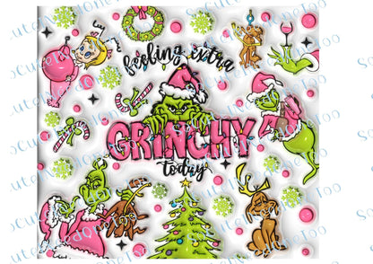 Grinch Christmas Waterslide Wrap Collection A - SoCuteINeedOneToo