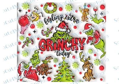 Grinch Christmas Waterslide Wrap Collection A - SoCuteINeedOneToo