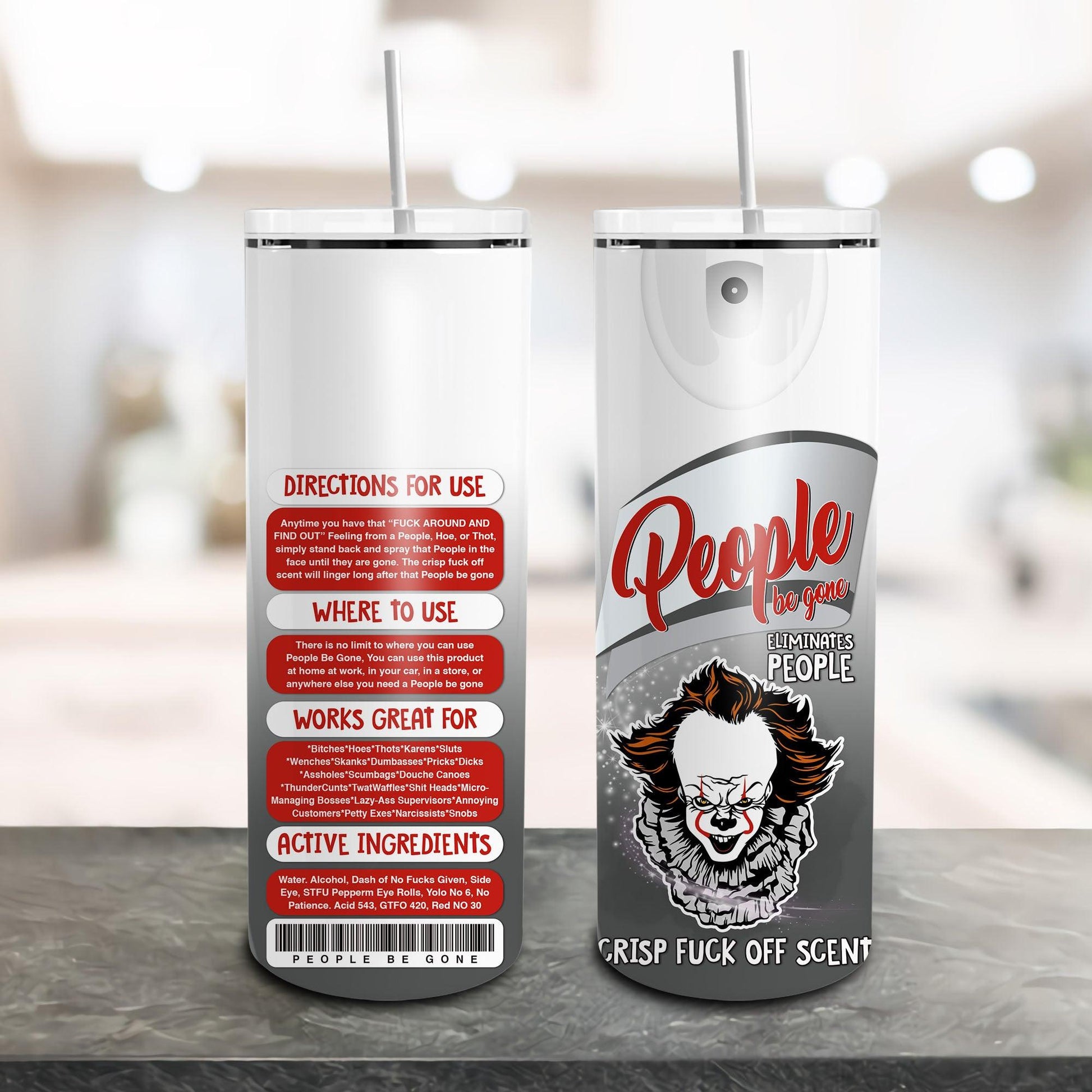Halloween Killer Lysol Waterslide Wraps - SoCuteINeedOneToo