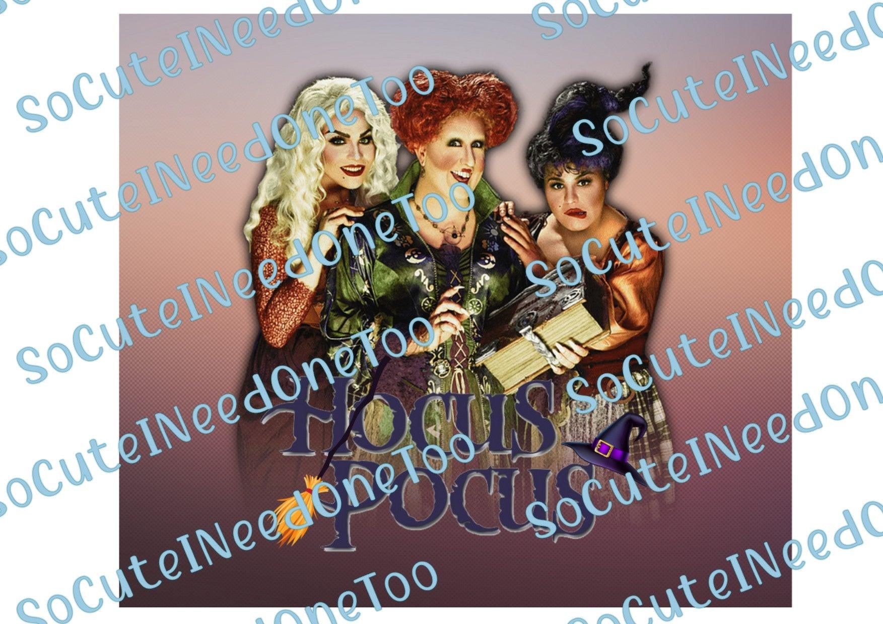 Hocus Pocus 20oz Waterslide Wraps - SoCuteINeedOneToo