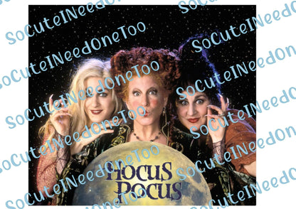 Hocus Pocus 20oz Waterslide Wraps - SoCuteINeedOneToo