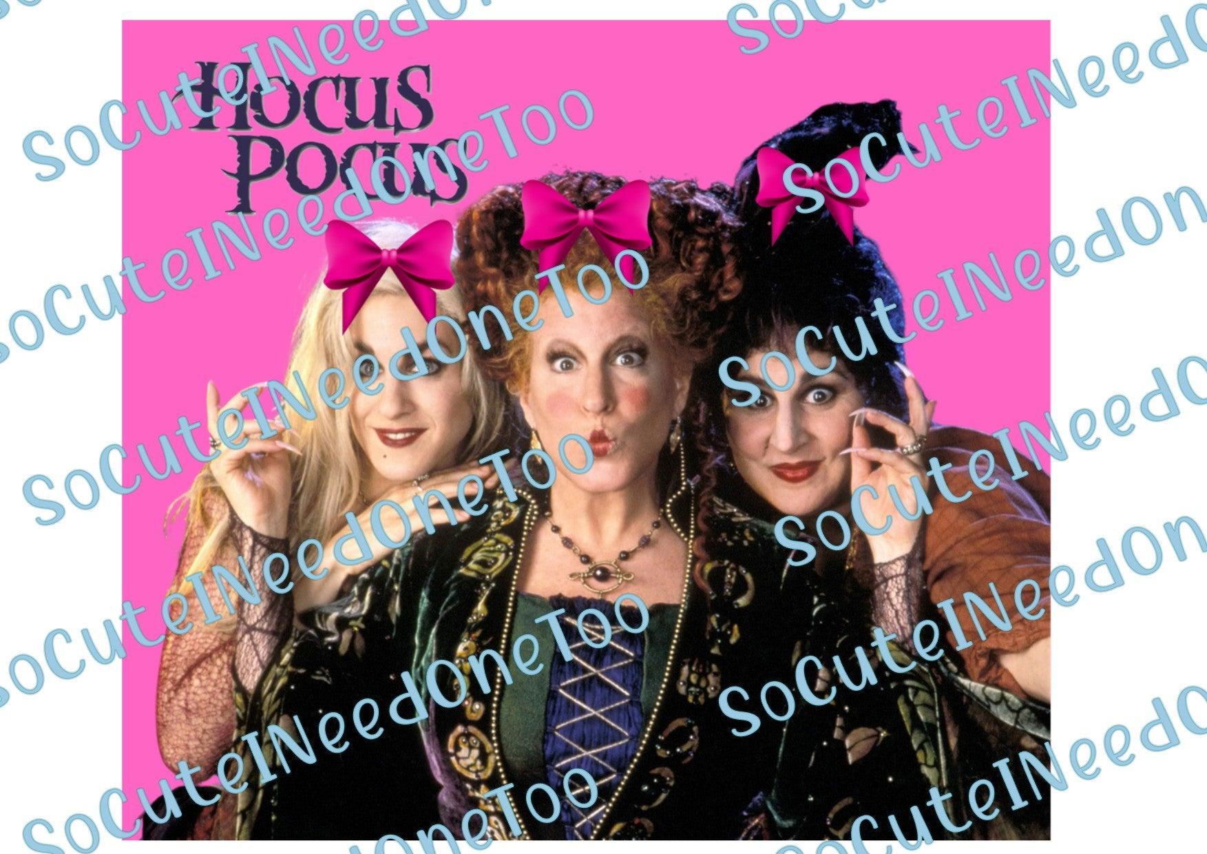 Hocus Pocus 20oz Waterslide Wraps - SoCuteINeedOneToo