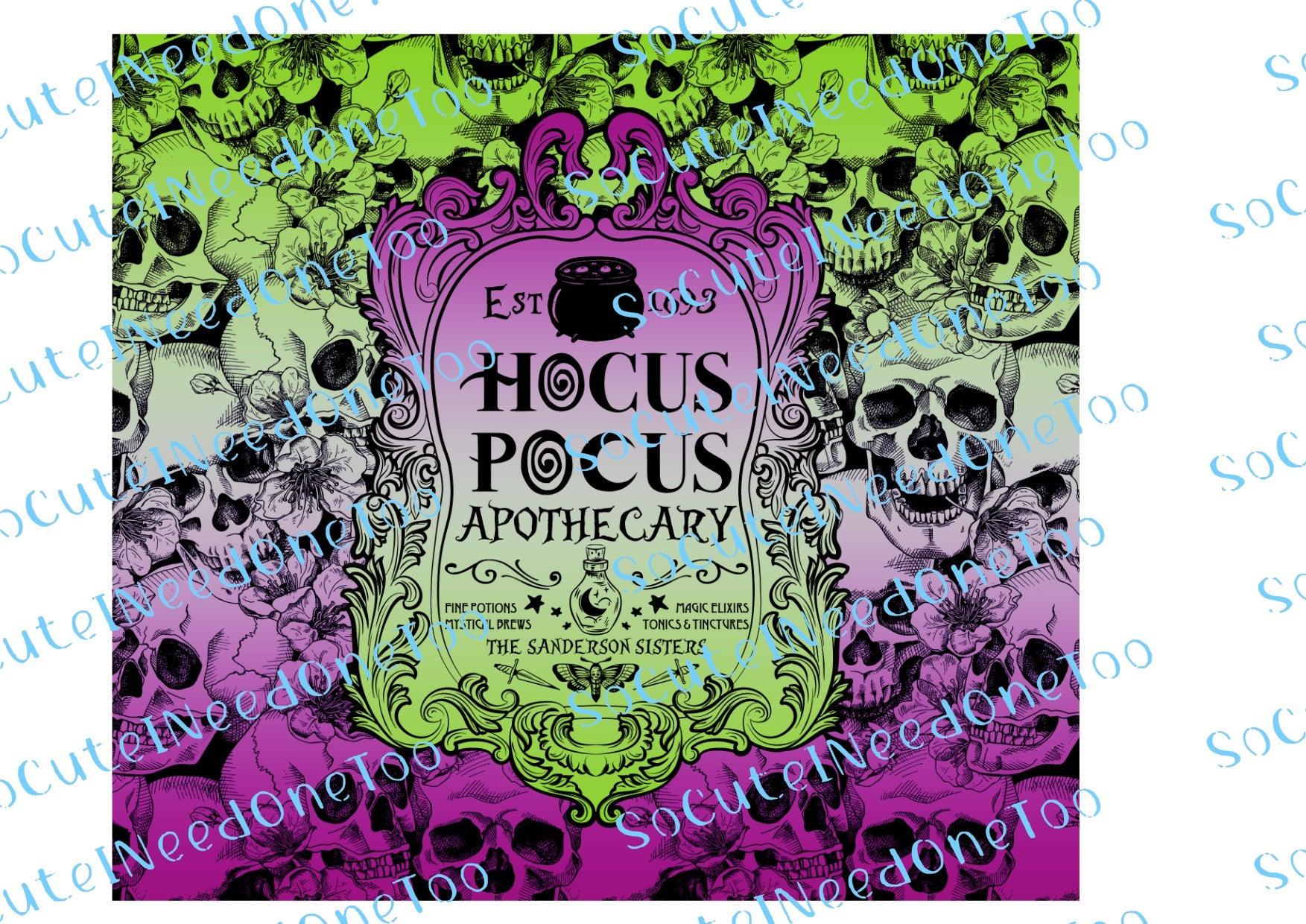 Hocus Pocus 20oz Waterslide Wraps - SoCuteINeedOneToo