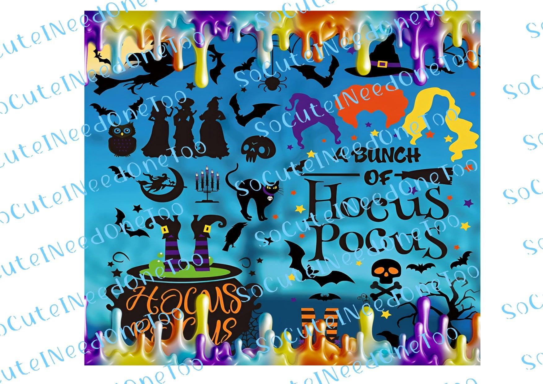 Hocus Pocus 20oz Waterslide Wraps - SoCuteINeedOneToo