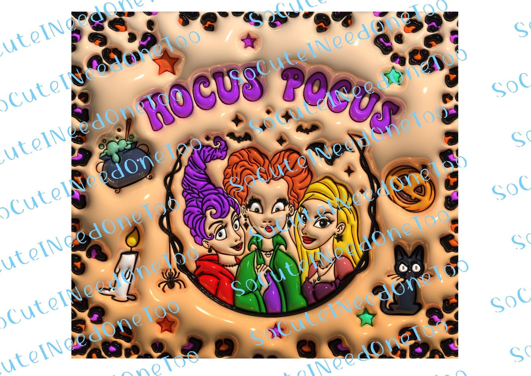 Hocus Pocus 20oz Waterslide Wraps - SoCuteINeedOneToo