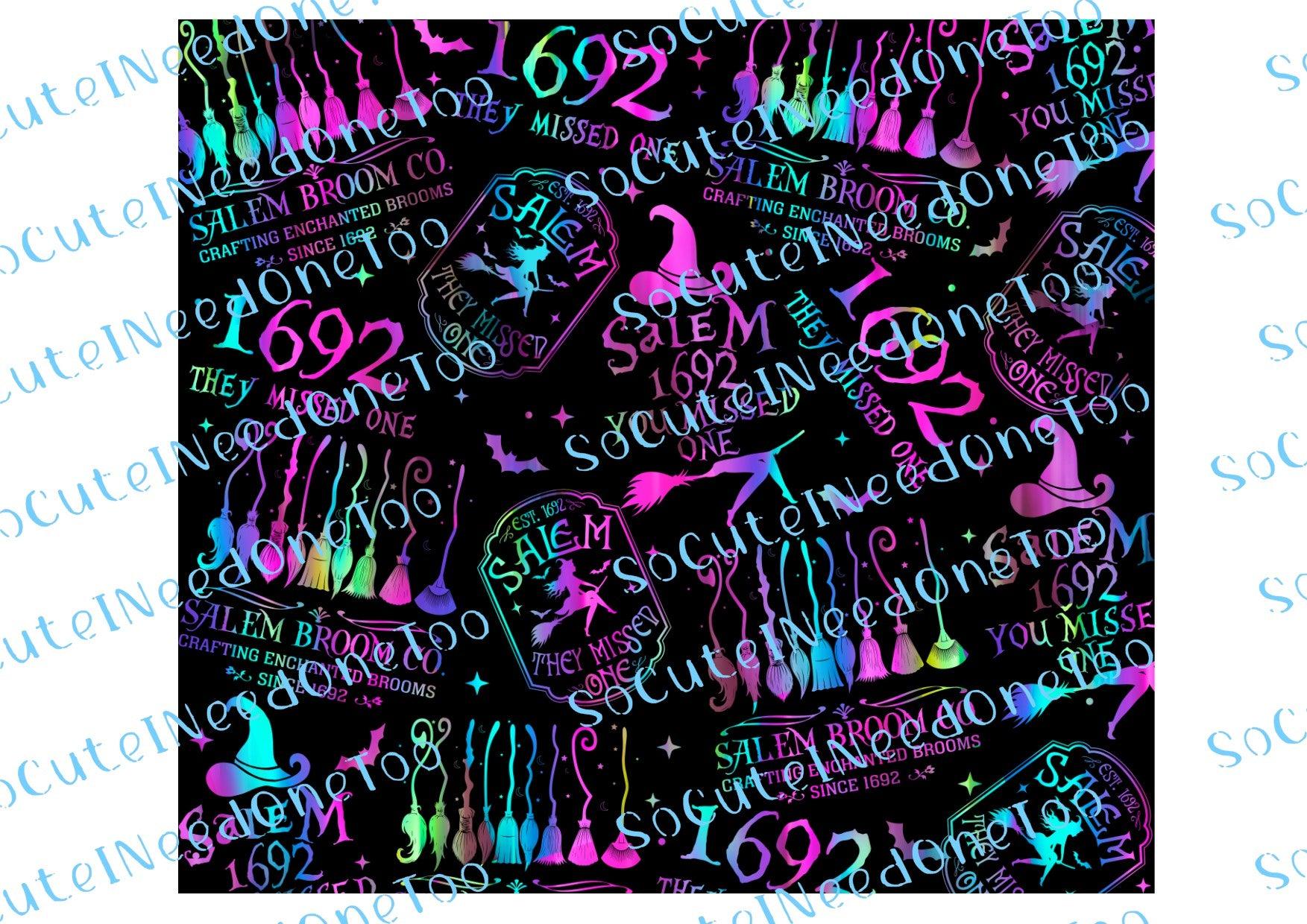 Hocus Pocus 20oz Waterslide Wraps - SoCuteINeedOneToo