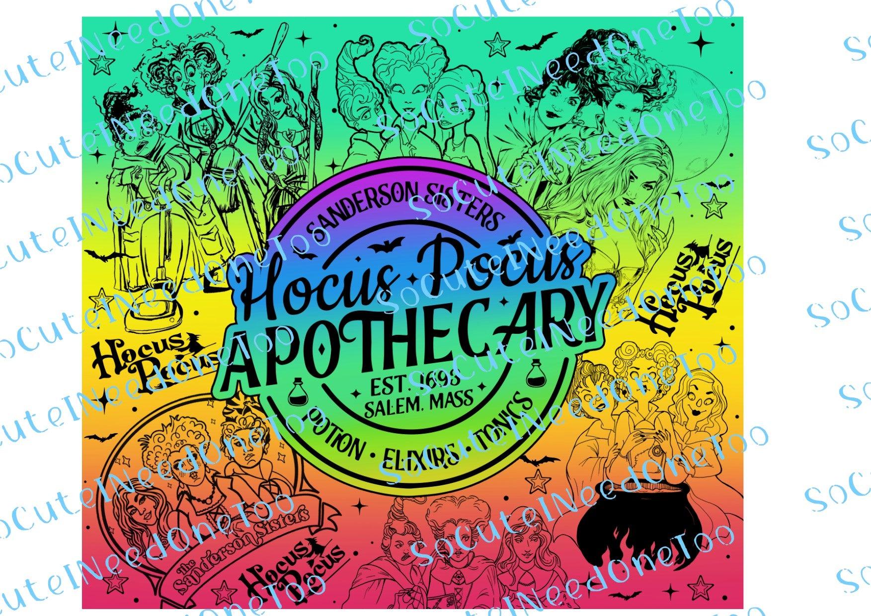 Hocus Pocus 20oz Waterslide Wraps - SoCuteINeedOneToo