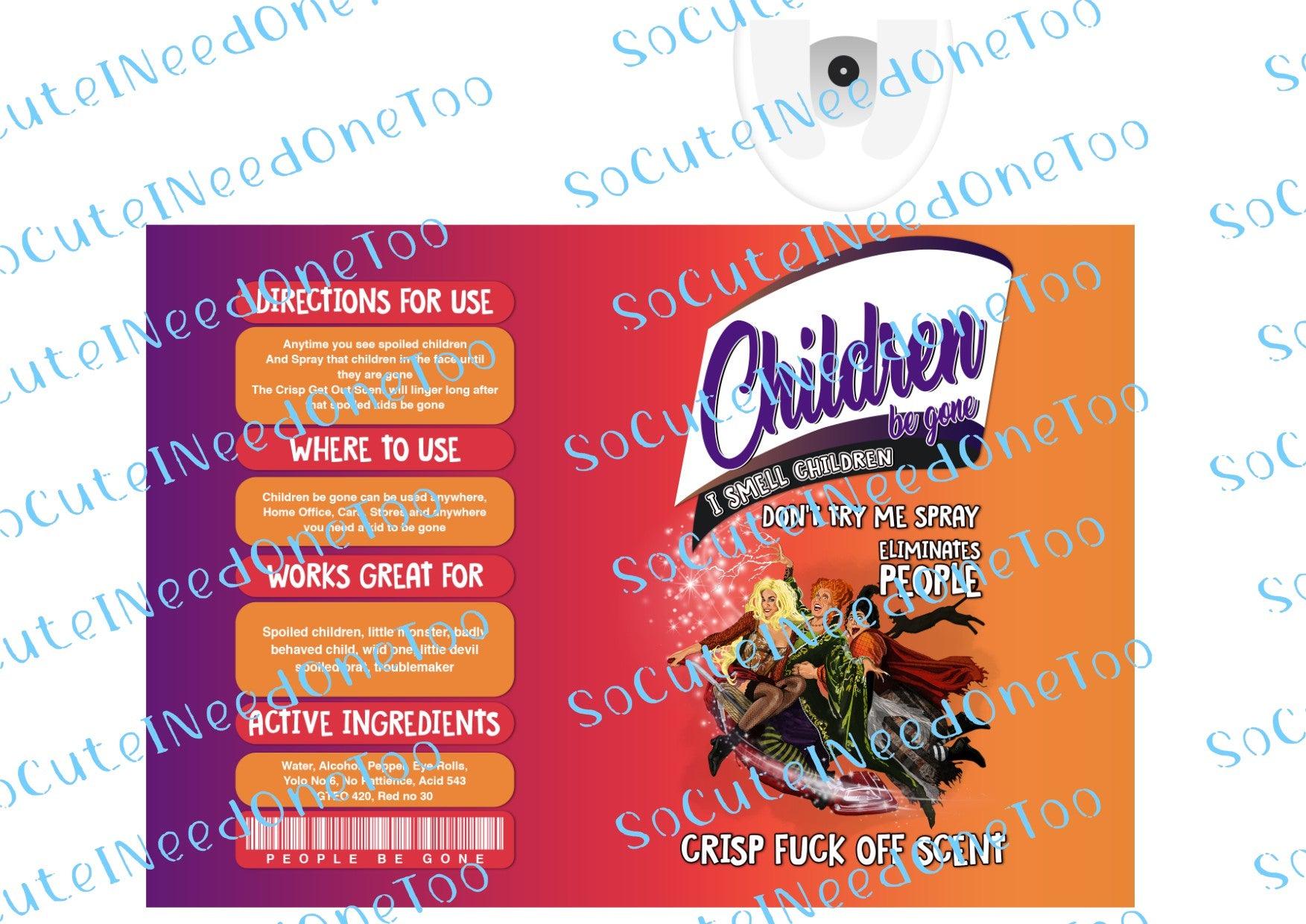 Hocus Pocus 20oz Waterslide Wraps - SoCuteINeedOneToo